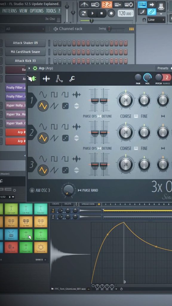 FL Studio Arp device features